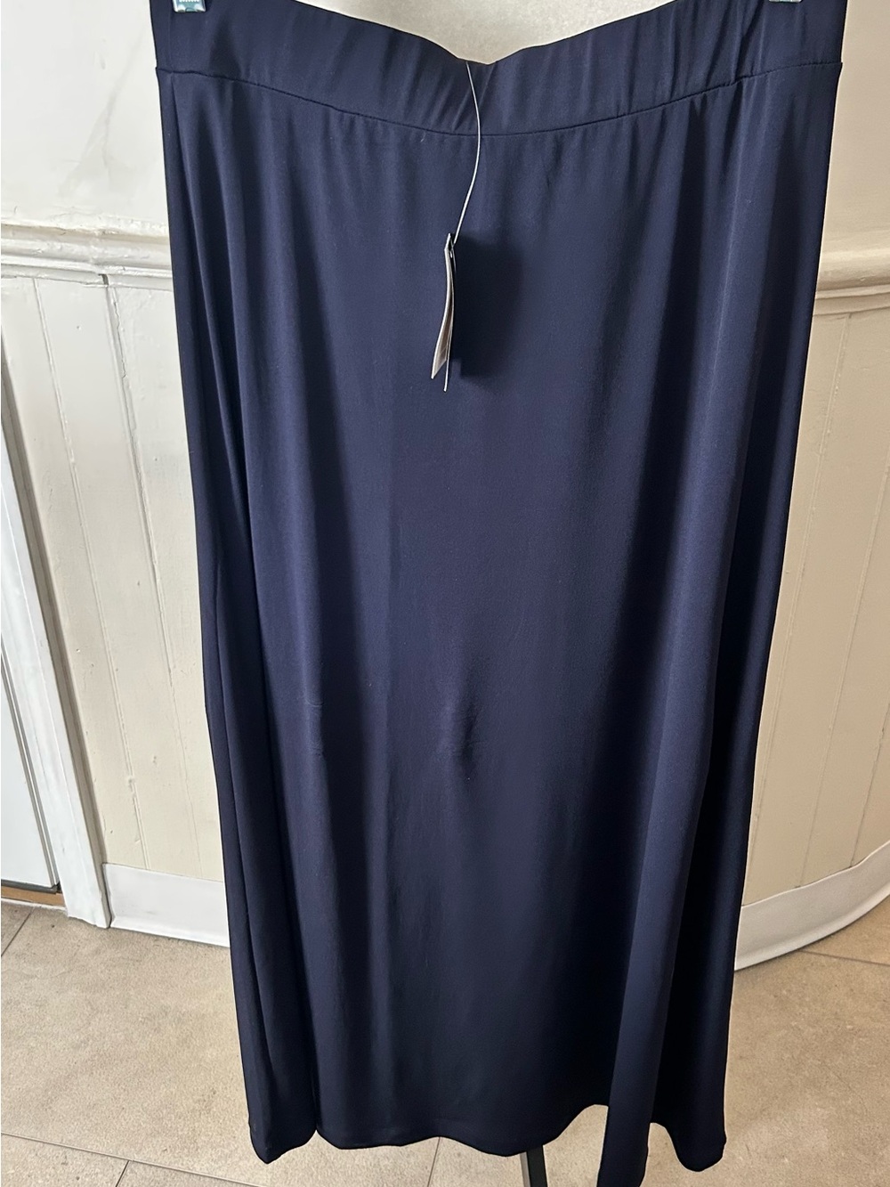 NWT Grace Porcelain Maxi Skirt/Large/Ocean Blue